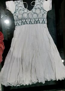 White Embroidered Dress