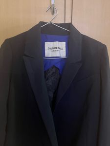 Good Fit Double Breasted Navy Blue Blazer