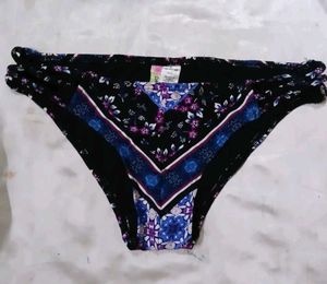 Boho Floral Print Bikini Bottom
