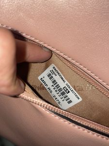 Chic Pink Embossed Handbag