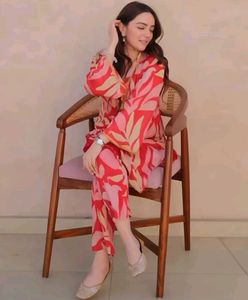 Elegant Floral Print Co-ord Set
