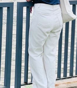 Off White High Waist Jeans