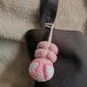 Handmade Couple Crochet Spiderman Keychains