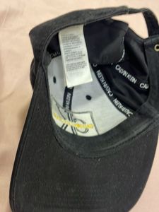 Calvin Klein Jeans Black Baseball Cap Y2k Korean