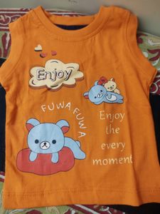 Baby Boy New Tshirt And Half Paint