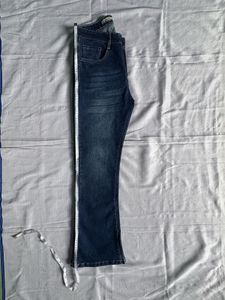 Classic Blue Denim Flare Jeans