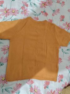 Mustard Short Sleeve Top