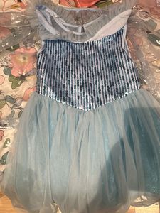 Sparkling Blue Princess Dress