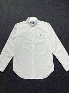 Classic White Button-Down Shirt