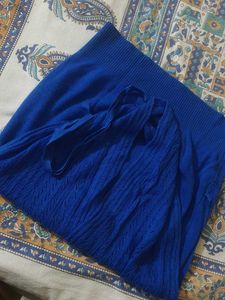 Royal Blue Knit Top