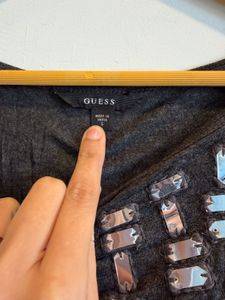 Guess-Sparkling Grey Dress (S)