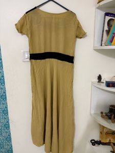 beige kurta