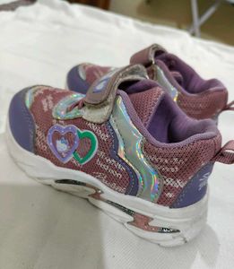 Cute Girls Pink &amp; Purple Sneakers