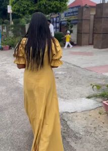 Mustard Midi Dress