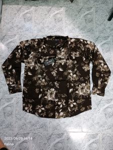 Alberto Branded Floral Shirt 4XL