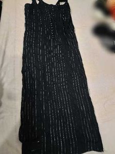 Chic Black Striped kurta