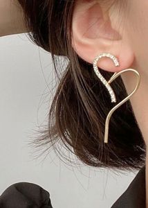 Elegant Dangle Earrings with Crystals