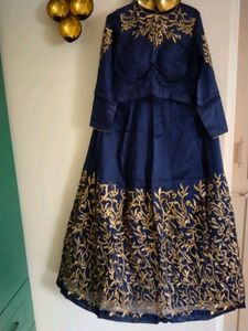 Lehenga With Paded Crop Top