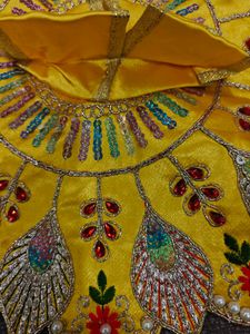 Exquisite Lord Krishna Deity Outfit