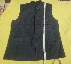 Men's Grey Nehru Jacket