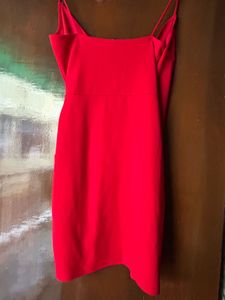 Red Mini Wrap Dress