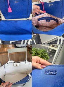 Guess Blue Tote Bag