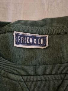 Sweat Shirt Full Sleeve Green