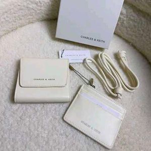 Charles &amp; Keith Irie small wallet features a clean