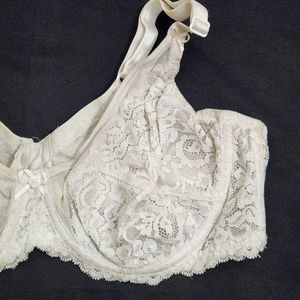 White Lace Bra