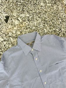 Men's Checked Button-Down Shirt