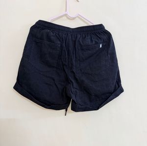 Black Drawstring Shorts