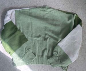 Cute Color Block Cardigan