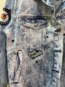 Denim Washed Funky Jacket