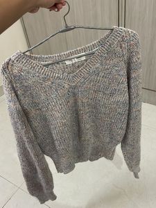 Cozy Knit V-Neck Sweater