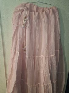 Long Blouse &amp; Skirt With Duppata