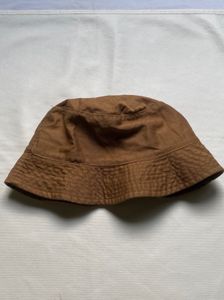 Brown Canvas Bucket Hat