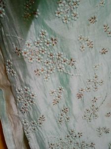 Elegant Mint Green Kurta Set with Palazzo