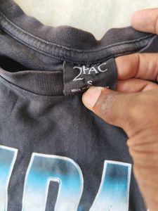 Tupac cropped T-Shirt vintage