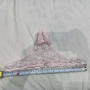 Pink Lace🪔 Briefs with Bow Detail