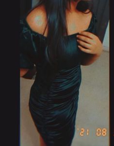 Black Ruched Puff Sleeve Mini Dress