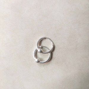 925 Silver Ball Earings/Bali 1pair