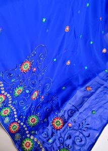New Without Tag Embroidered Saree