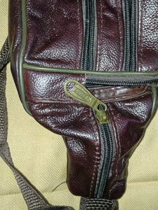 Stylish Leather Waist Bag