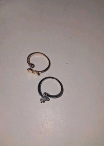 Pearl Bracelet with Heart Charm (2 rings free)