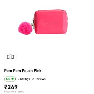 Myglamm Pom Pouch Red