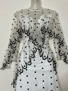 Pintresty designer Elegant Polka Dot Ethnic Gown