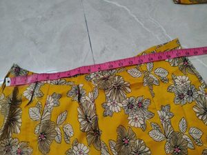 Yellow Floral Lehenga Choli Set