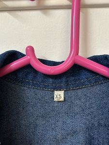Denim Open Jacket