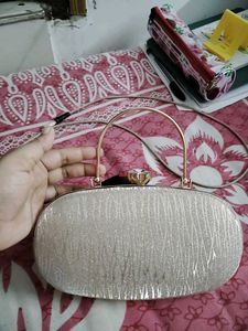 27.Sparkly Oval Clutch Bag