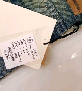 Wide leg Trendy Greenish mud wash denim🥀